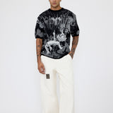 'Leap of Faith' jacquard T-shirt