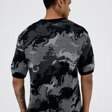 'Leap of Faith' jacquard T-shirt