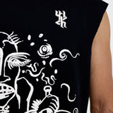 'Gham-e-hisaab' sleeveless T-shirt