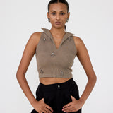 Handmade Mirror Crop top