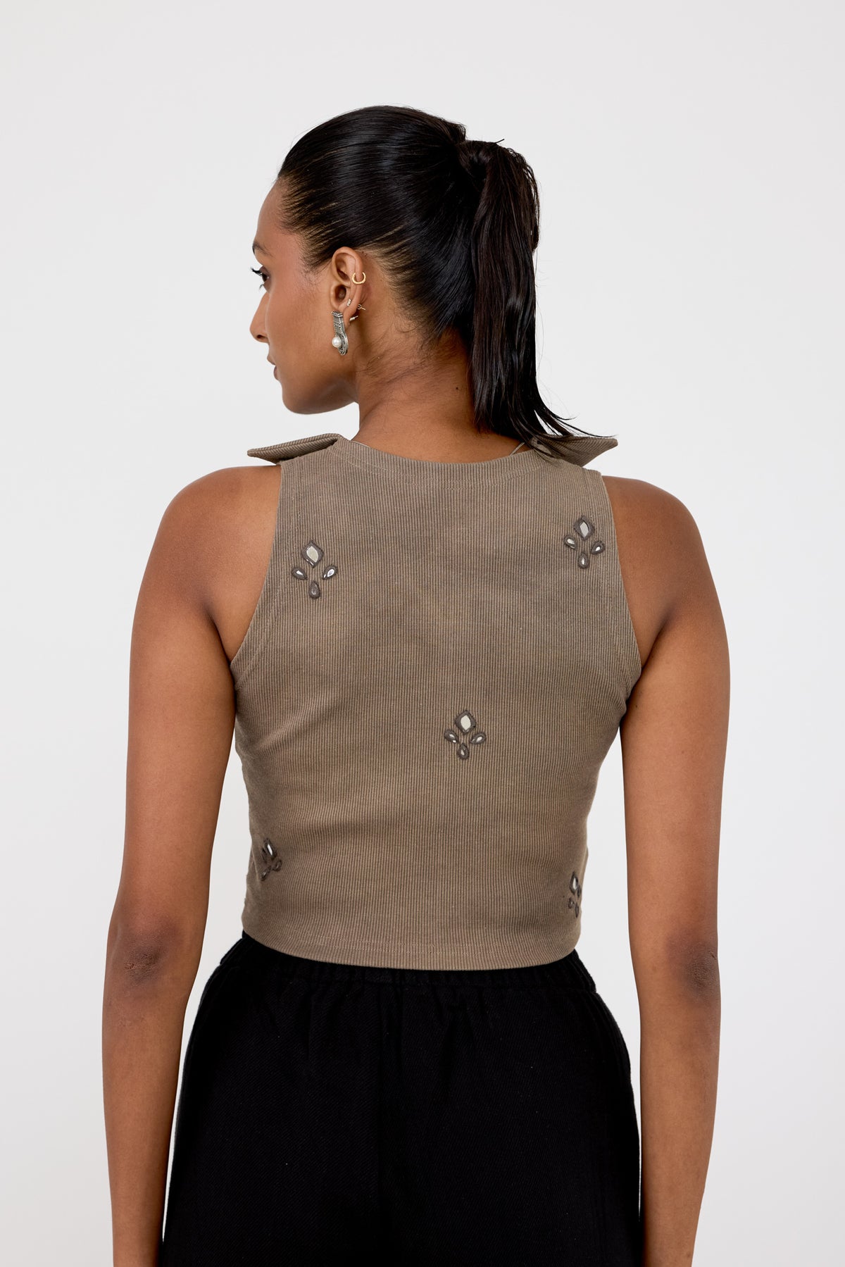 Handmade Mirror Crop top