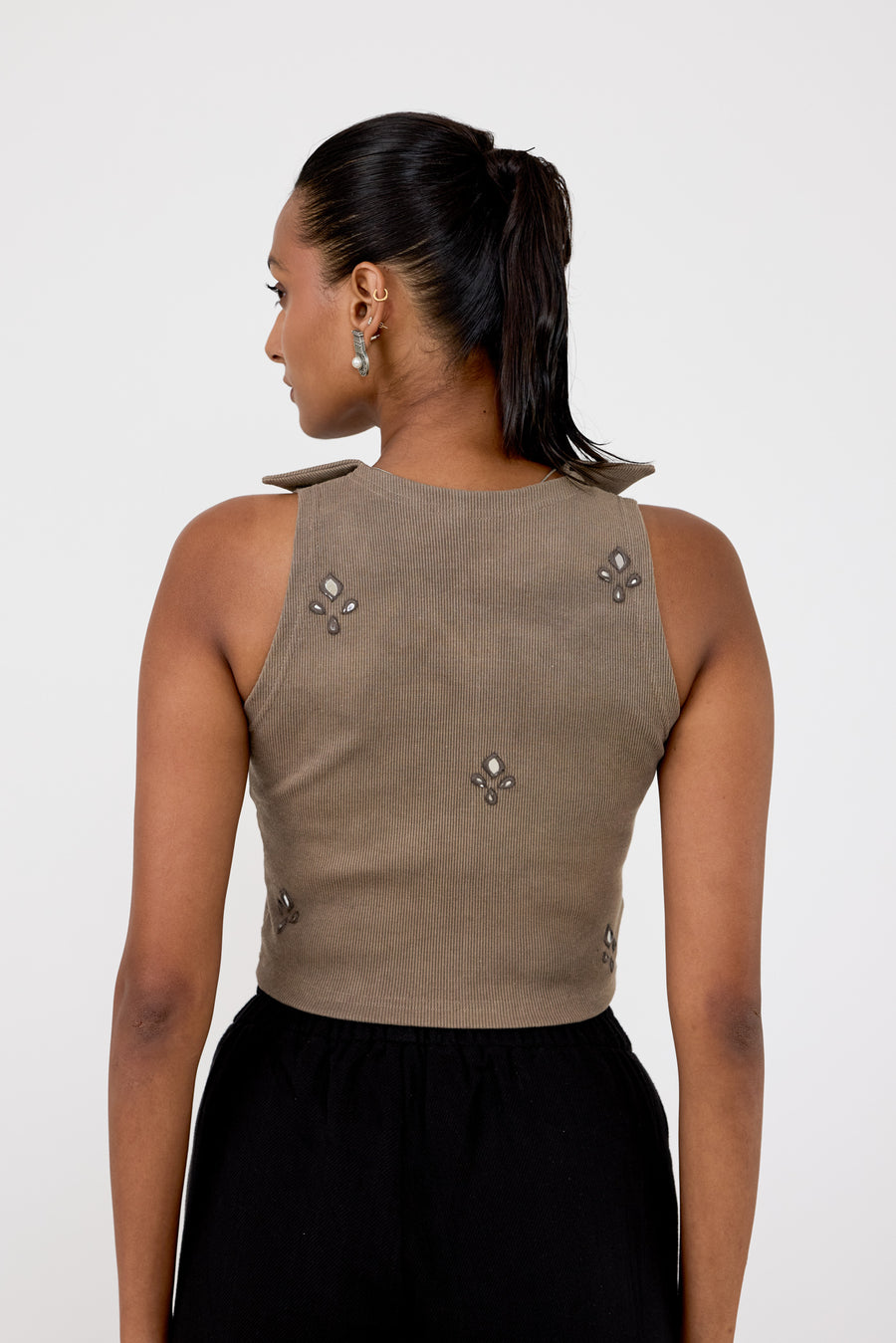Handmade Mirror Crop top