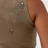 Handmade Mirror Crop top