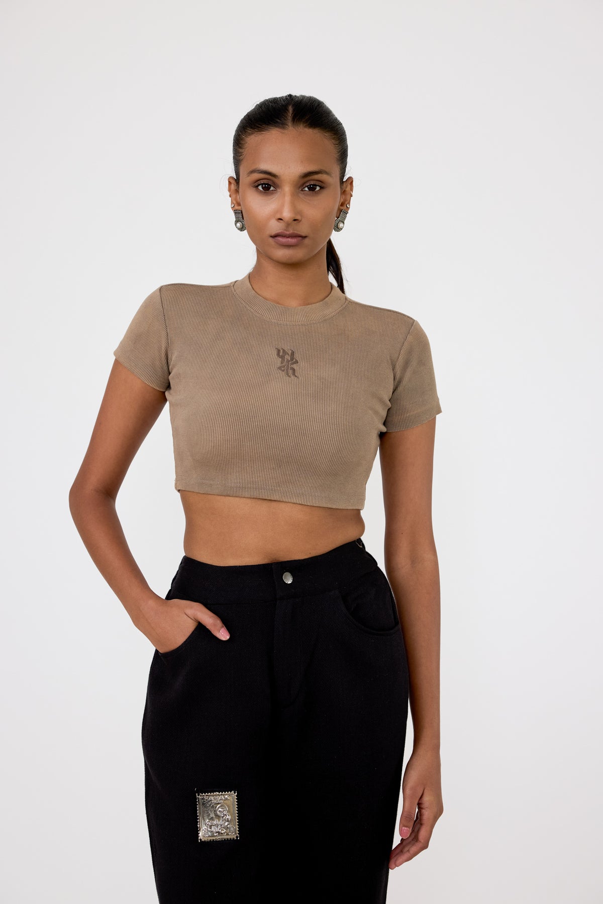 Farak Monogram Crop top