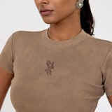 Farak Monogram Crop top