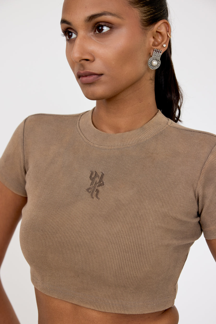 Farak Monogram Crop top