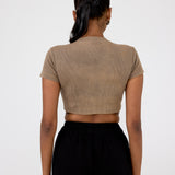 Farak Monogram Crop top