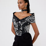 Handmade Greyscale Corset