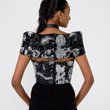 Handmade Greyscale Corset