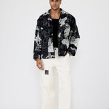 Greyscale handmade Jacket