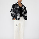 Greyscale handmade Jacket