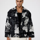 Greyscale handmade Jacket