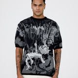 'Leap of Faith' jacquard T-shirt