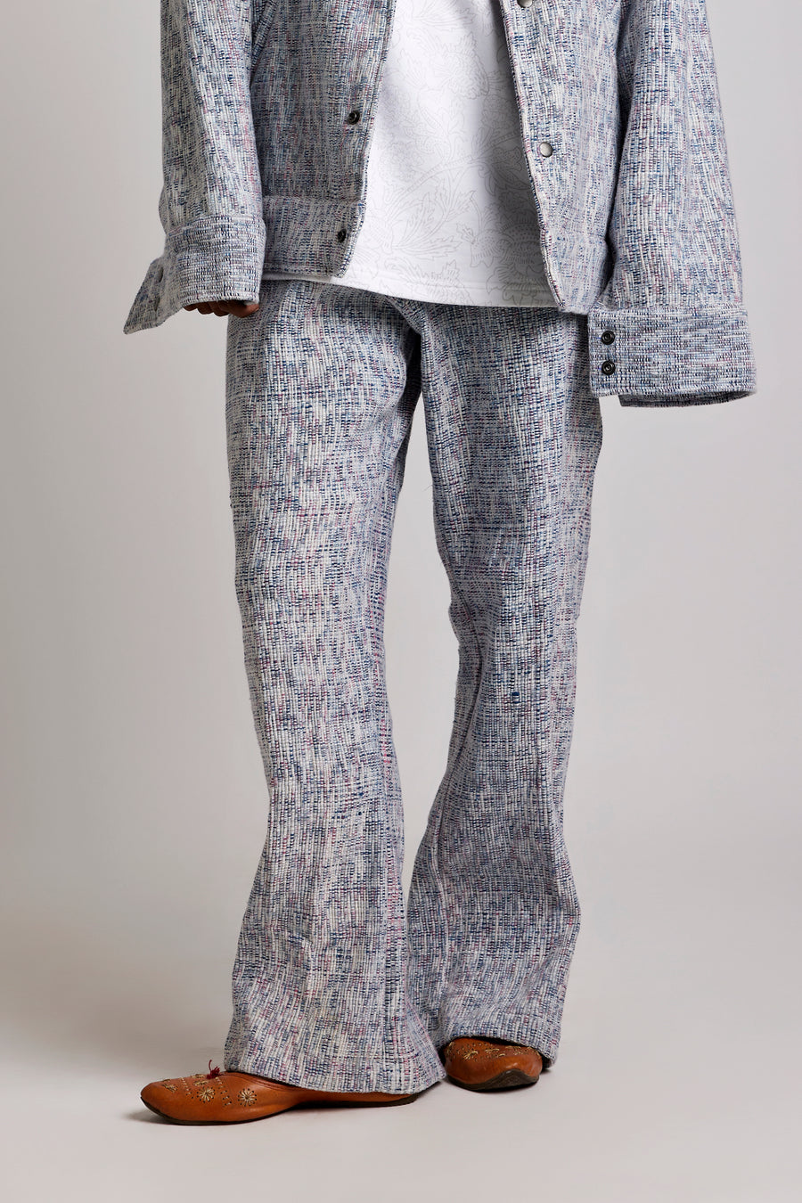 Upcycled Indigo Hand-woven - Pant