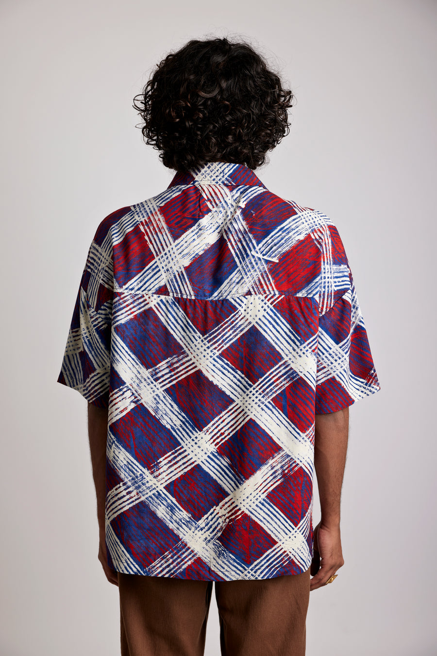 The Criss-cross Bagru - Shirt