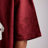 Crimson Block Printed - Tshirt