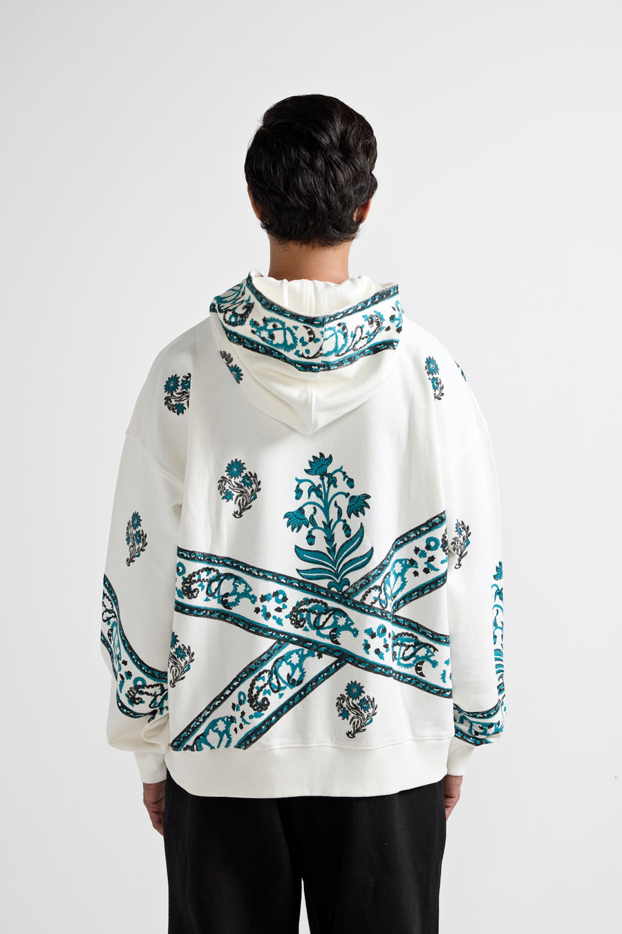 "Cosmic" Blockprint Hoodie