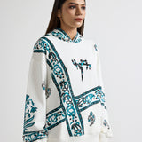 "Cosmic" Blockprint Hoodie