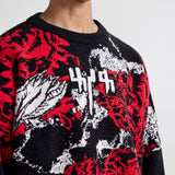 "Hallucination" Knitted Sweatshirt