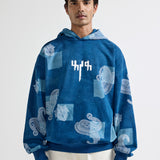 Handmade Indigo Hoodie