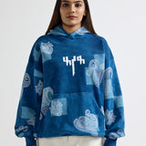 Handmade Indigo Hoodie