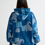 Handmade Indigo Hoodie