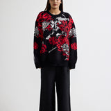 "Hallucination" Knitted Sweatshirt