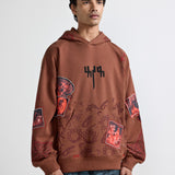 "Mehfil" Block-Printed Hoodie