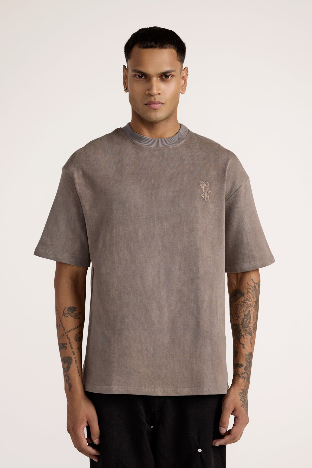 Basics Grey Bagru T-shirt