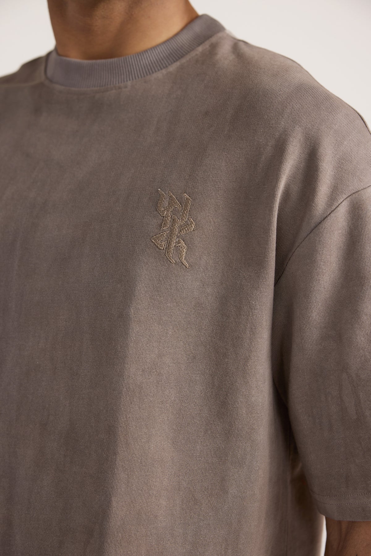 Basics Grey Bagru T-shirt