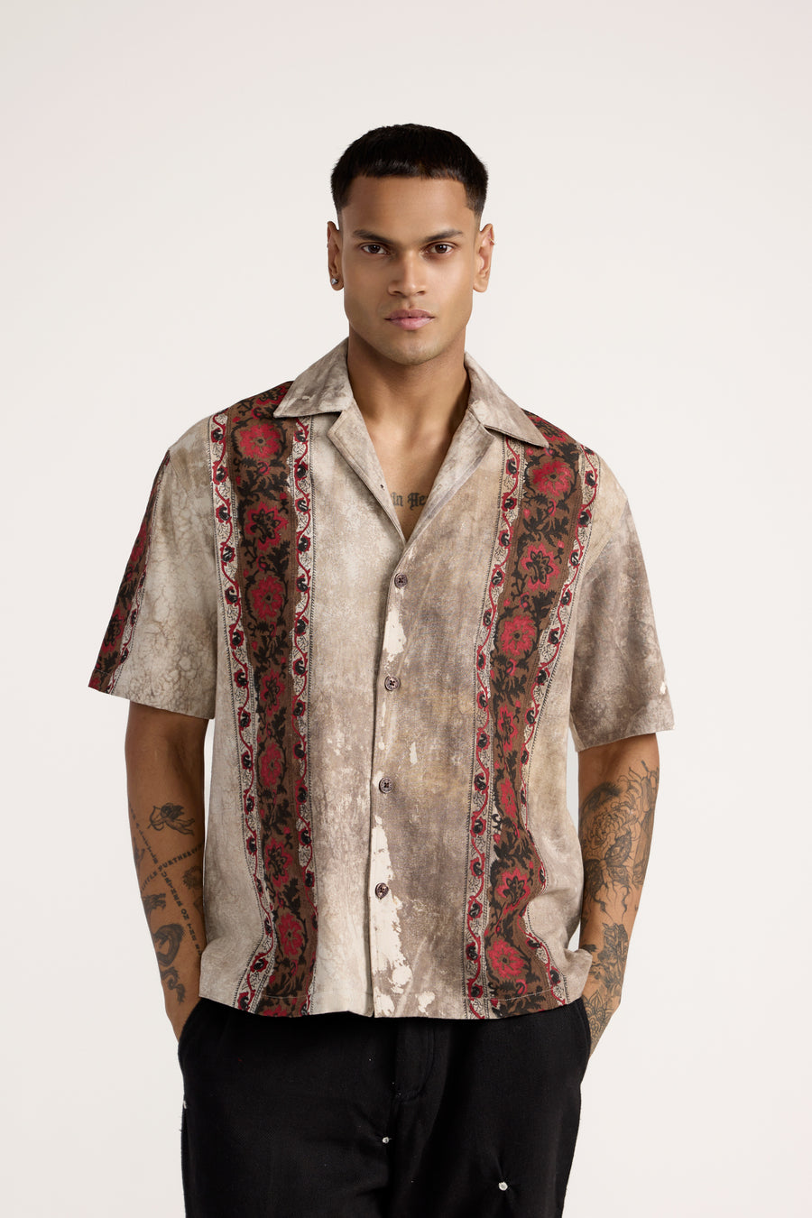 Bagru Stripe Handmade Shirt