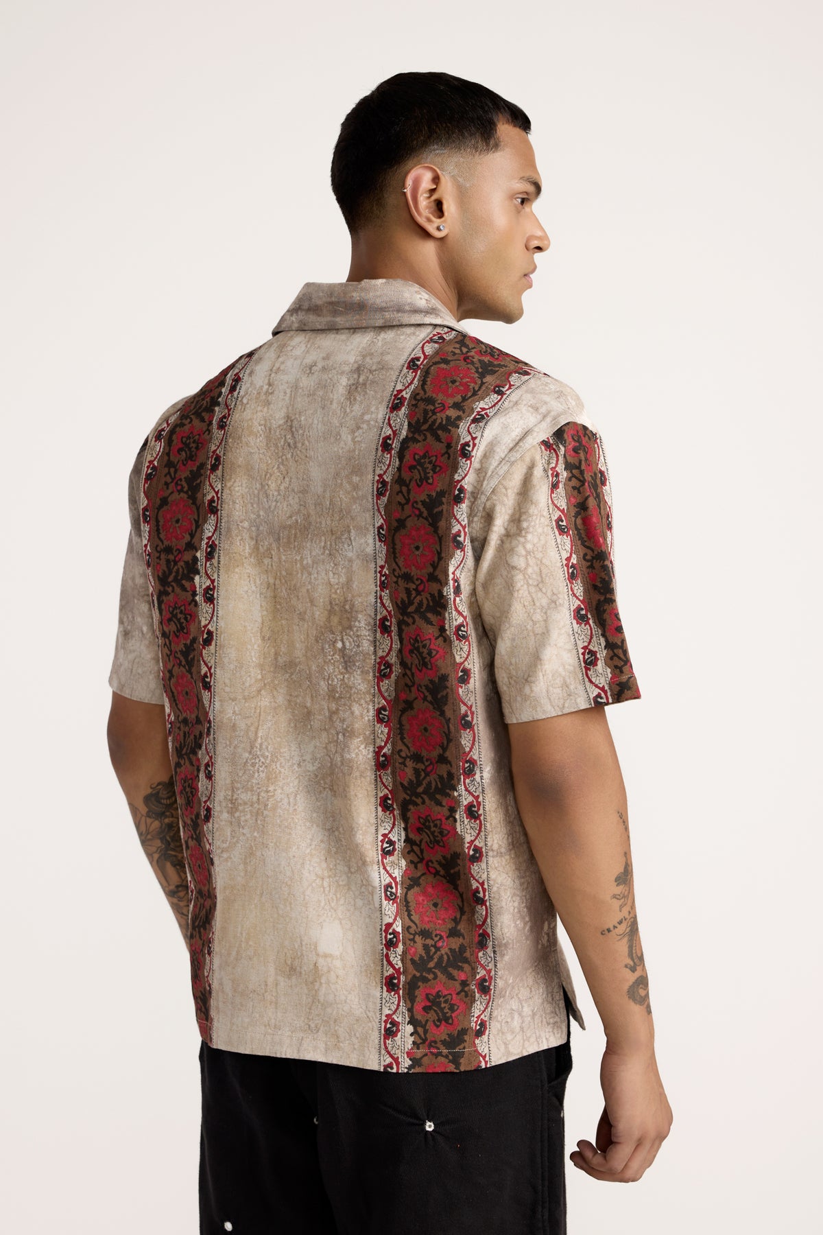 Bagru Stripe Handmade Shirt