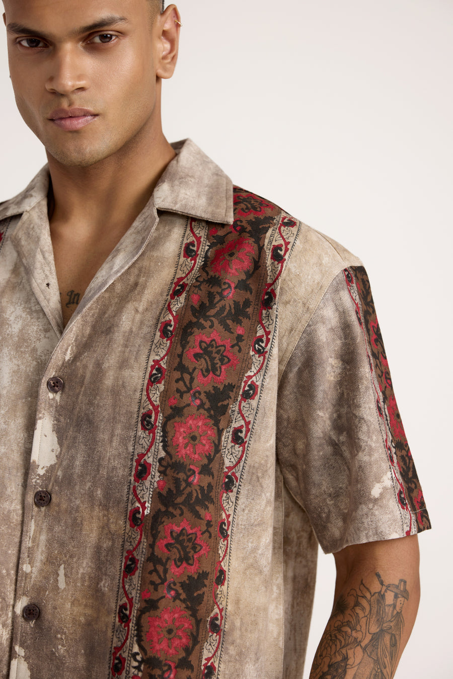 Bagru Stripe Handmade Shirt