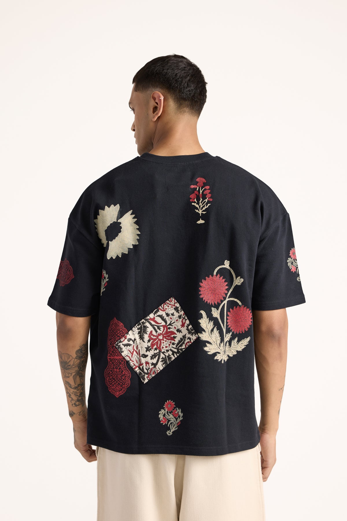 Thinking Loud' Block-Printed T-shirt