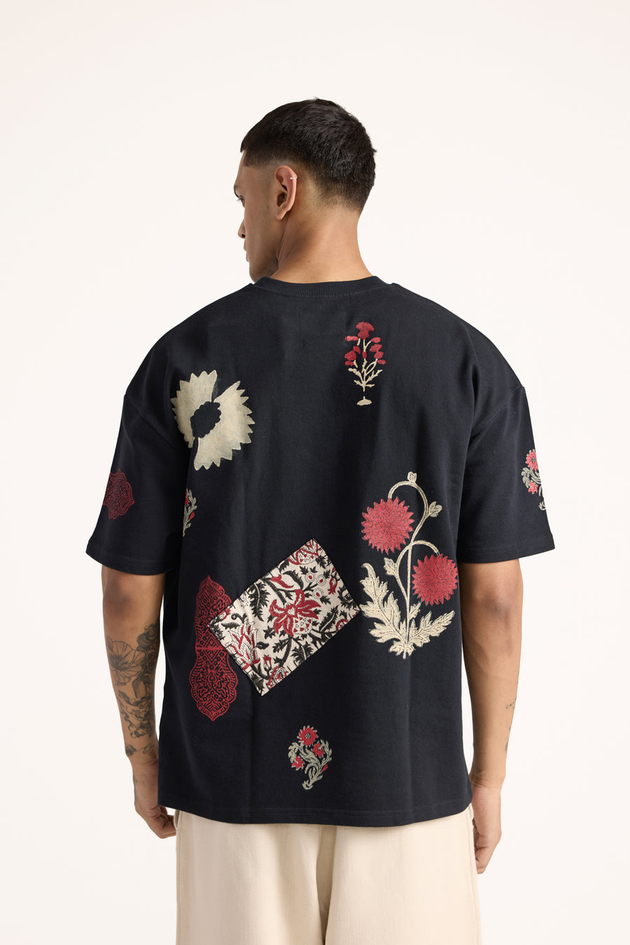 Thinking Loud' Block-Printed T-shirt