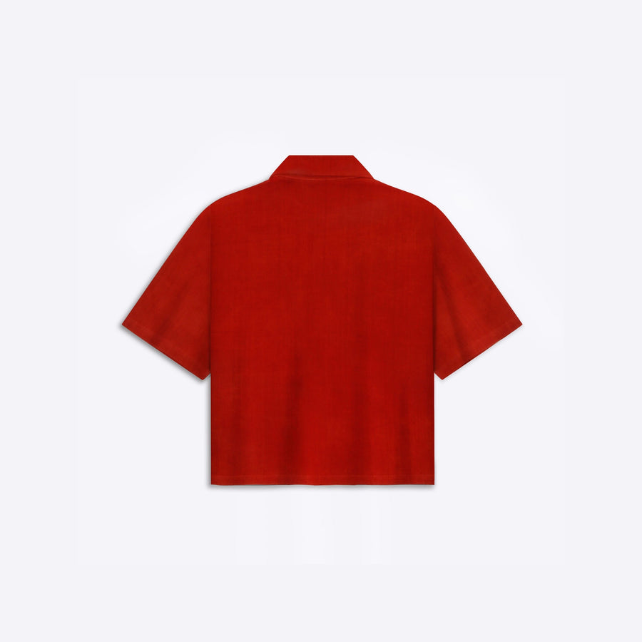 Basics Red Bagru Shirt