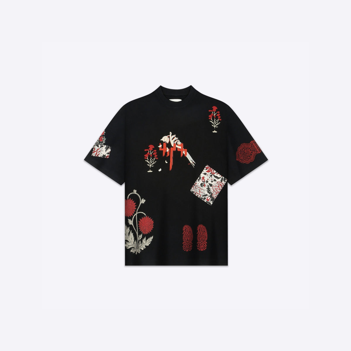 Thinking Loud' Block-Printed T-shirt