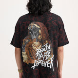 "Beauty Lasts Forever" Blockprint - Tshirt