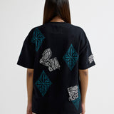 Black Block Print T-shirt