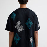 Black Block Print T-shirt
