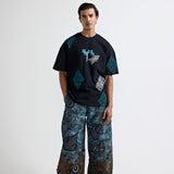 Black Block Print T-shirt