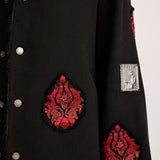 Hand Embriodered Black - Jacket