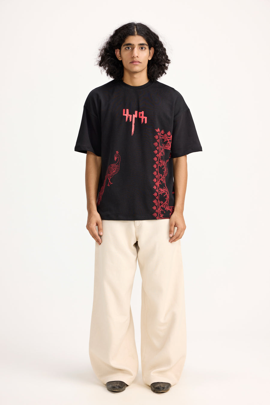 "By My Side" Block Print - Tshirt