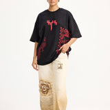 "By My Side" Block Print - Tshirt