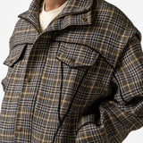 Plaid Bomber Jacket