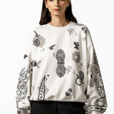 'Raanjha' Blockprinted Sweatshirt