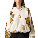 Mustard Blockprinted Hoodie