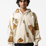 Mustard Blockprinted Hoodie