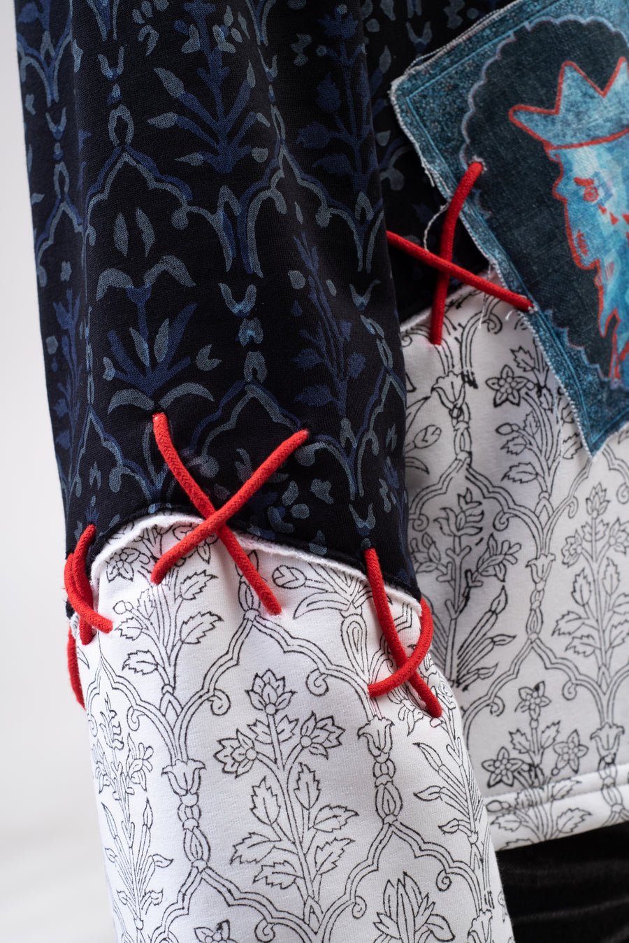 Anarkali Block Printed - Hoodie