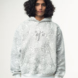 Block Printed Vintage Canvas - Hoodie